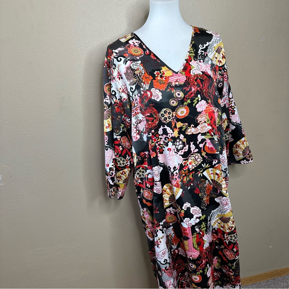 Cruz Floral V-Neck Dress